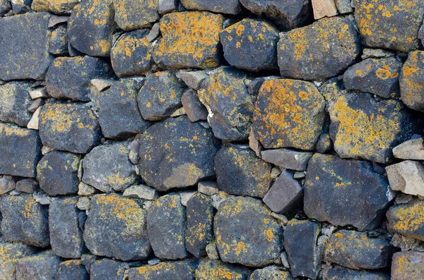 Parede Pedra Textura Pedra Blocos São Tijolos — Fotografia de Stock