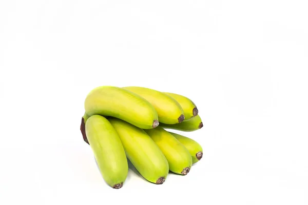 Банан Белом Фоне Isolated — стоковое фото