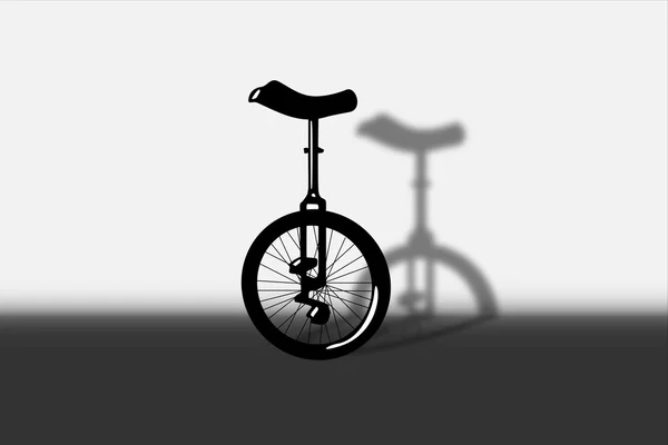 Monociclo — Vettoriale Stock