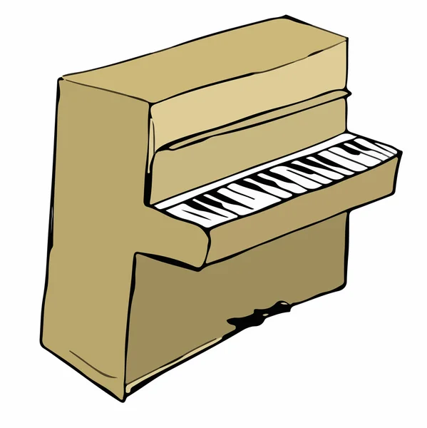 Pianoforte — Vettoriale Stock