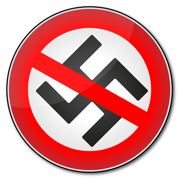 Stop nazism symbol