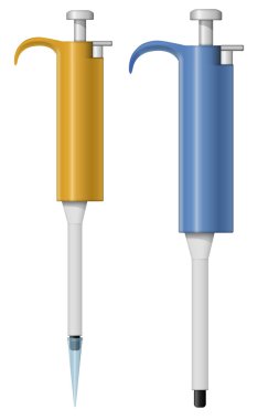 otomatik pipet illüstrasyon