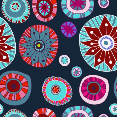 Çiçekli desensiz çiçek deseni.