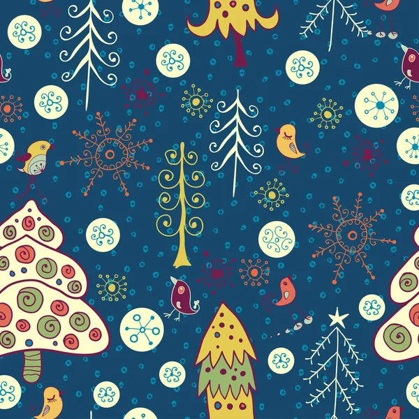 Kerstkaart.Vector illustratie. — Stockvector