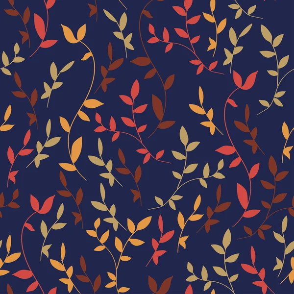 Motif des feuilles.Fond des feuilles. Modèle sans couture automne — Image vectorielle