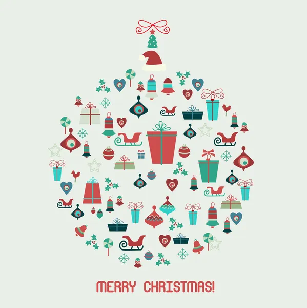 Noel simgeler koleksiyonu. Noel topları