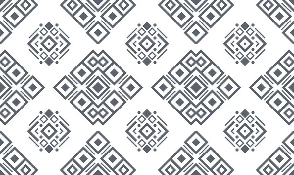 Navajo black and white seamless patterns. Vector background — Stock Vector