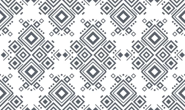 Motifs sans couture Navajo noir et blanc. Fond vectoriel — Image vectorielle