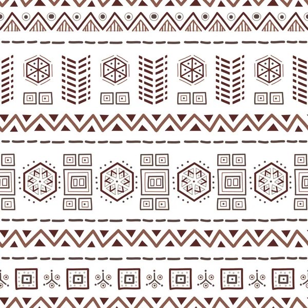 Patrón Navajo sin costuras. Fondo Ikat con textura de diseño tradicional — Vector de stock