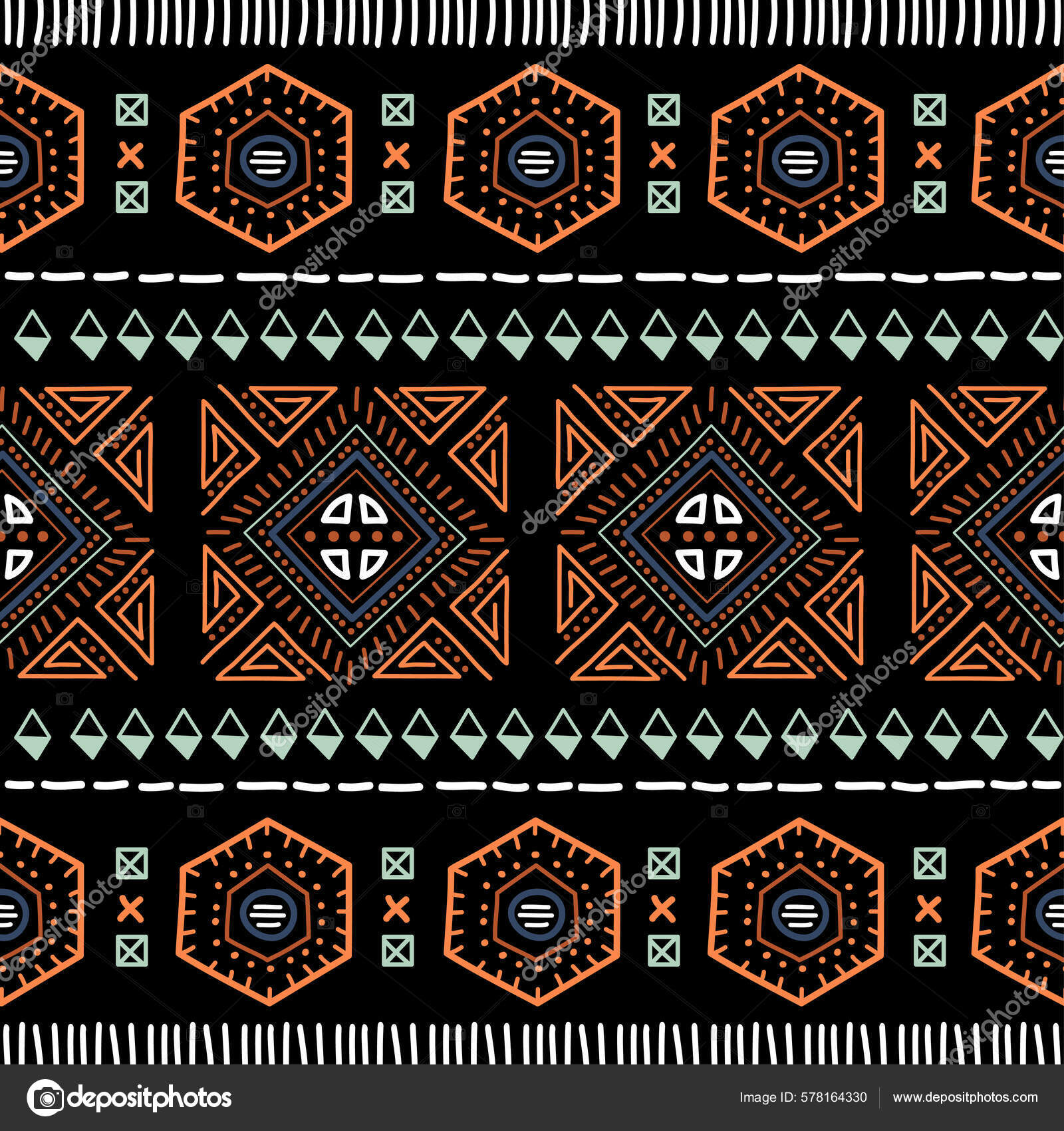 Navajo Seamless Pattern Ikat Background Traditional Design Texture  Background Design Stock Vector by ©PictuLandra 578164330, image size:1600x1700