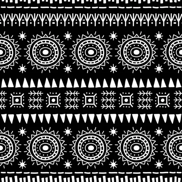 Navajo Seamless Pattern Ikat Background Traditional Design Texture Background Design — Wektor stockowy