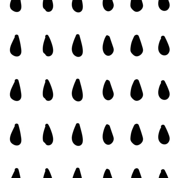 Простий Намальований Вручну Геометричний Візерунок Абстрактні Плями Штрихи Поляки Чорно — стоковий вектор