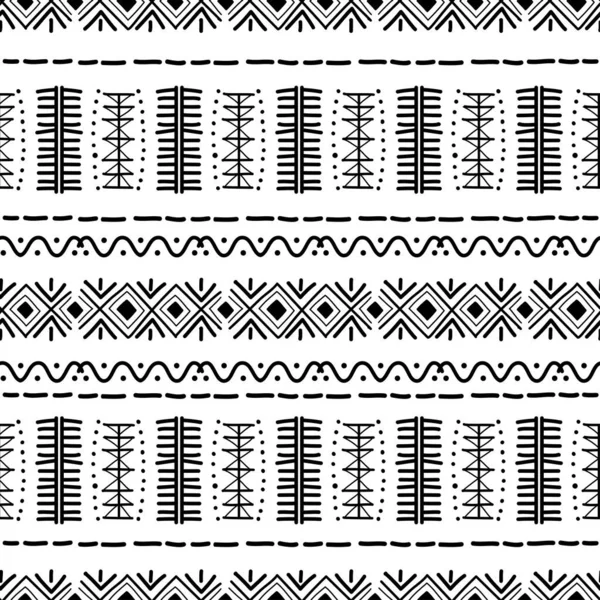 나바호족의 솔기없는 전통적 디자인 텍스처 백그라운드 디자인 벡터를 Ikat 아스텍 — 스톡 벡터