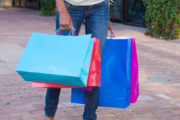 Carrying Shopping Bags — Stock Photo, Image