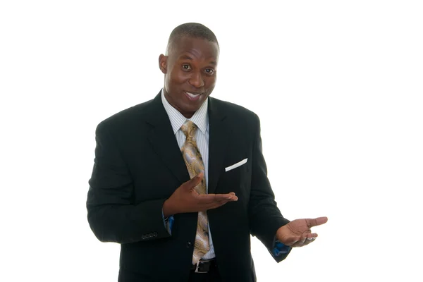 iş adamı gösteren ürün örneği