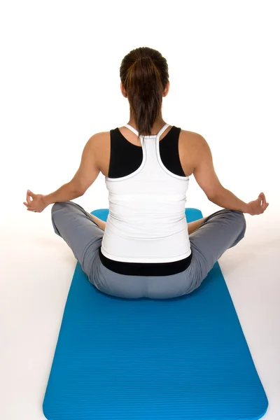 Betrokken fitness meditatie — Stockfoto