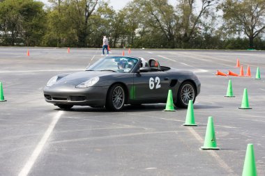 Porsche Boxster Autocrossing