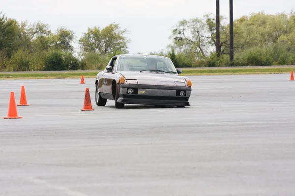 保时捷 914 autocrossing — 图库照片