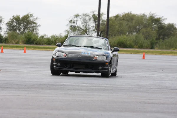 Mazda miata på autocross — Stockfoto