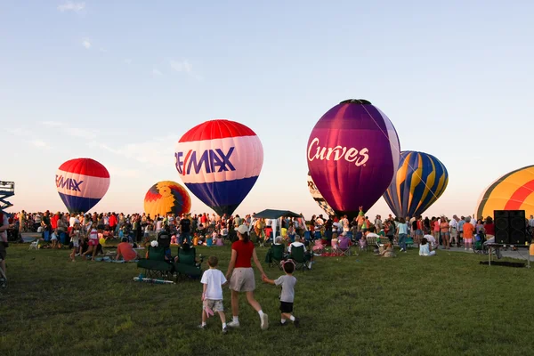 Varmluftsballong festival — Stockfoto
