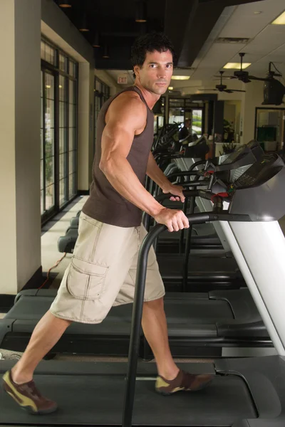 Man Exercising On Treadmill 3 — Stock Photo, Image