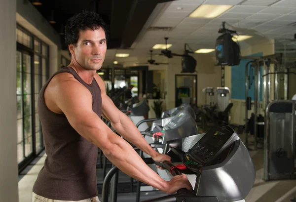 Man Exercising On Treadmill 4 — Stock Photo, Image