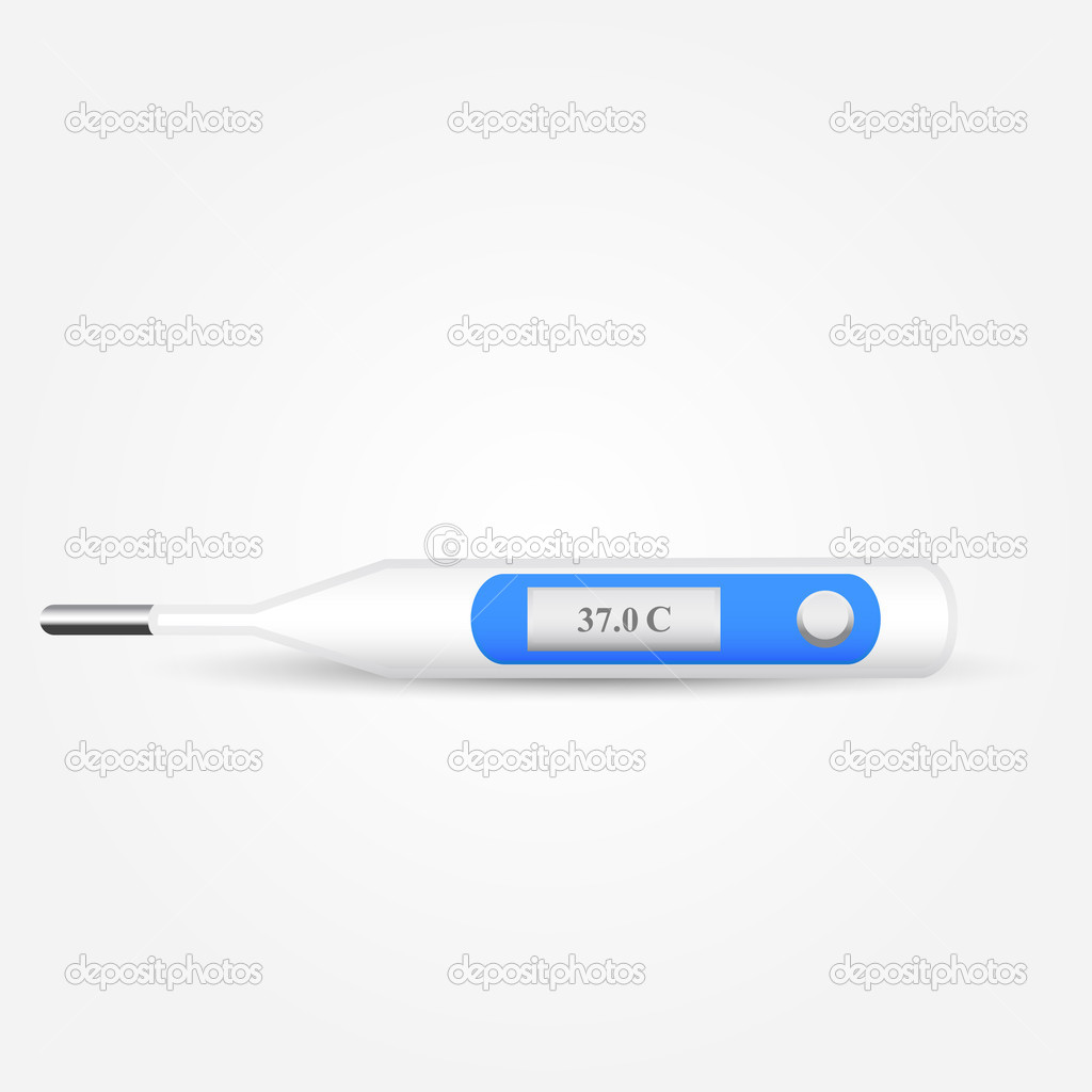 Isolated electronic thermometer