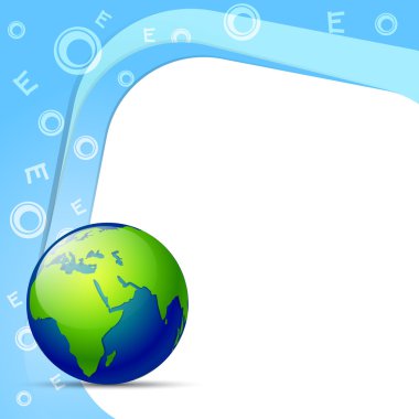 alfabe e earth için çizimi