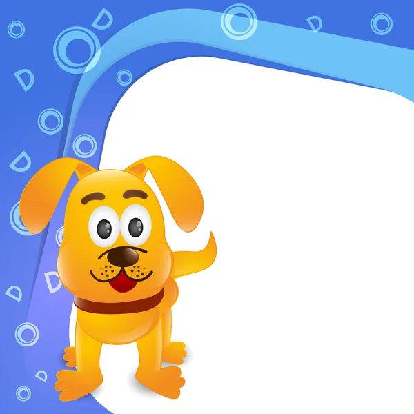 Ilustración del alfabeto D para perros — Vector de stock