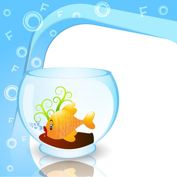 Ilustração do alfabeto F para peixes — Vetor de Stock