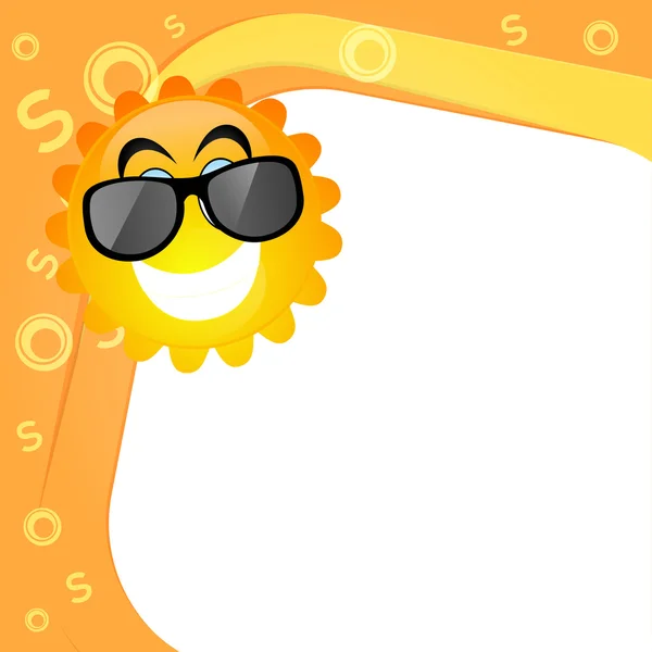 Ilustración del alfabeto S para sol — Vector de stock