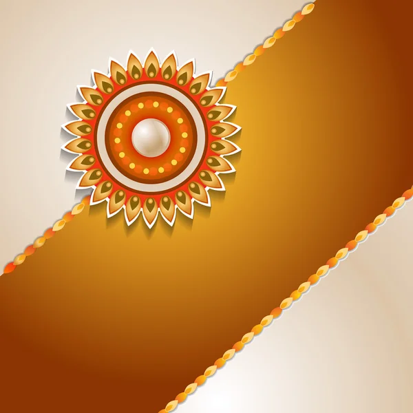 Hermoso fondo rakhi en rakshabandhan — Vector de stock