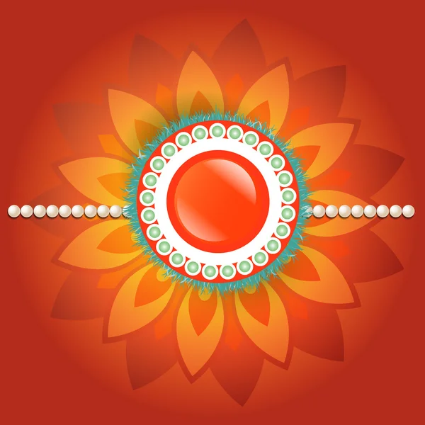 Piękne tło rakhi na festiwalu rakshabandhan tylne — Wektor stockowy