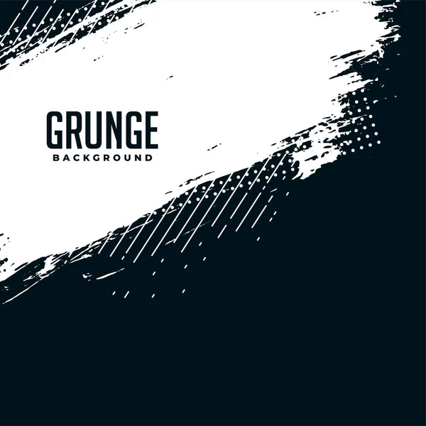 Abstrait Noir Blanc Fond Demi Ton Grunge — Image vectorielle