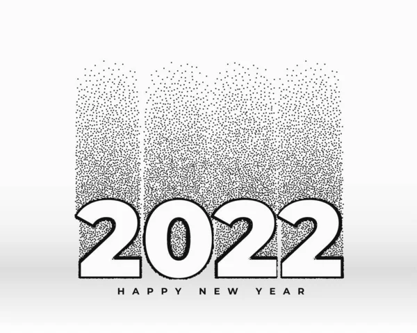 Estilo Partícula 2022 Fundo Ano Novo — Vetor de Stock