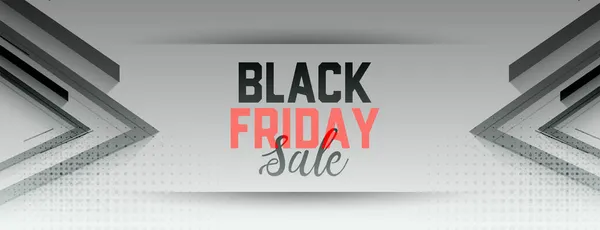 Stylish Black Friday Sale Offer Attractive Banner Design — Stock Vector