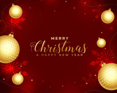 Noel festivali gerçekçi Xmas topu tasarımıyla karşılanıyor