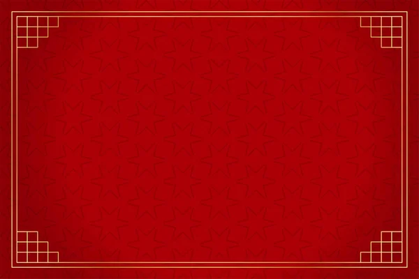 红色中国图案背景 — 图库矢量图片