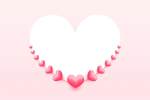 Декоративные Сердца День Святого Валентина Фон — стоковый вектор