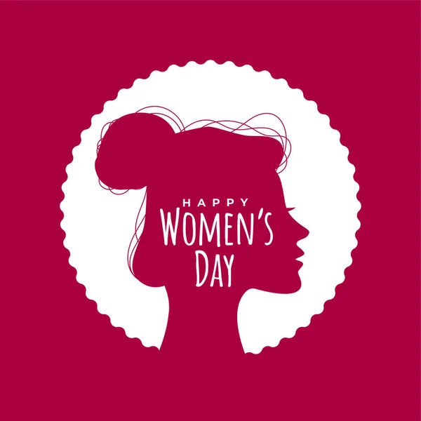 Γυναικών Ημέρα Επιθυμεί Ευχετήρια Σχεδίαση — Διανυσματικό Αρχείο