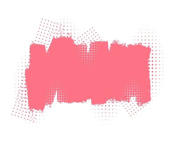 抽象的なピンクのハーフトーンのグランジの背景 — ストックベクタ