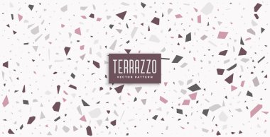 beyaz klasik terrazzo desenli zemin fayanslarının arka planı