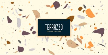 Soyut terrazzo desenli taşlar arka plan