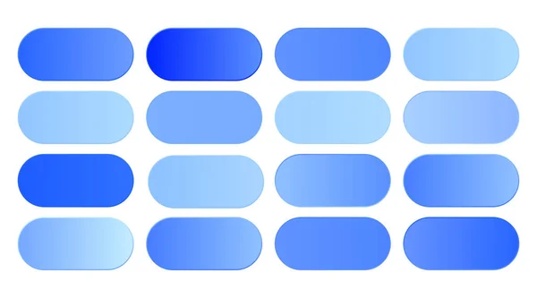 Conjunto Gradientes Azul Cielo — Vector de stock