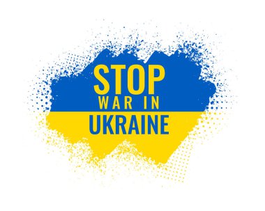 Ukrayna metinlerindeki savaşı ülke bayrağında durdurun