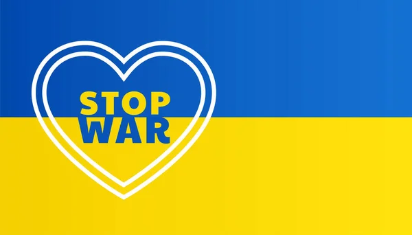 Припиніть Війну Між Росіянами Українцями — стоковий вектор