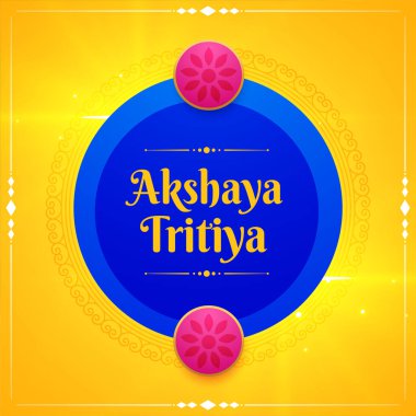 Shubh akshaya tritiya tebrik kartı tasarımı