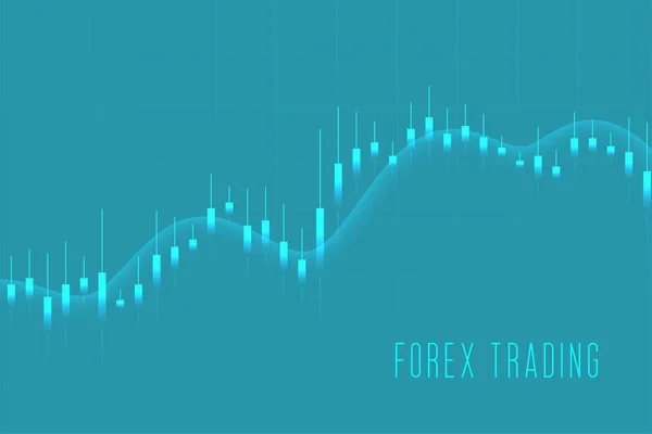 Börsfinansiering Handel Bakgrund — Stock vektor