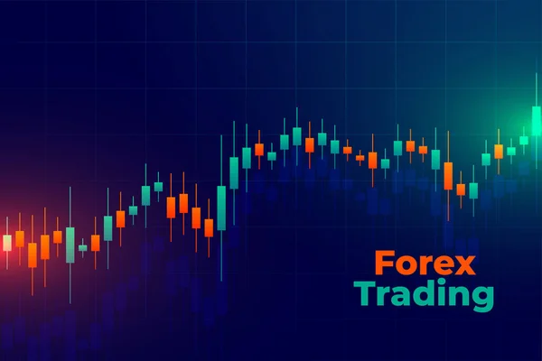 Forex Trading Kopen Verkopen Trend Beurs Achtergrond — Stockvector