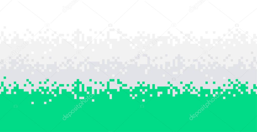 green color pixilated pixel background